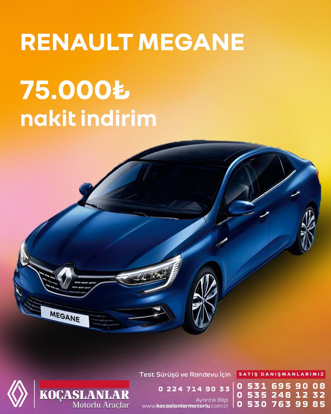 Renault Megane Nakit İndirim Kampanyası